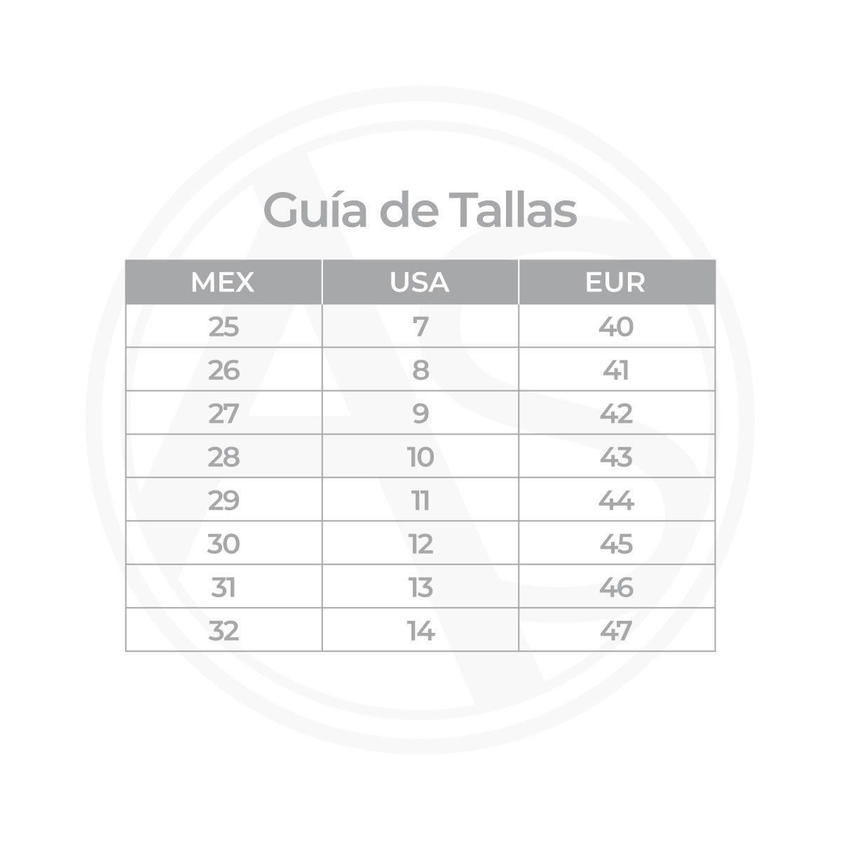 Tallas timberland shops en cm